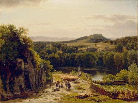 'Landscape in Harz Mountains' 1864 by Thomas Worthington Whittredge